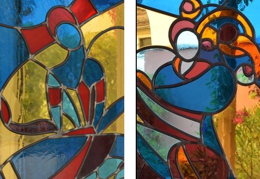 Paravent JR Julia und Romeo Detail beide zusammen 2