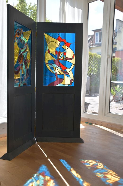 Paravent JR Julia und Romeo Lichtspiel 2